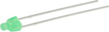 KINGBRIGHT ELECTRONIC LED; green; 8mcd; 70°