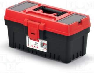 KISTENBERG Chest; tool case; black-red; polymer