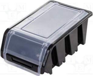 KISTENBERG Container: cuvette; black; with a