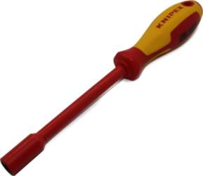 KNIPEX Screwdriver: insulated; 6-angles socket; HEX