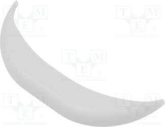 KRADEX Stopper; ABS; light grey; 10pcs