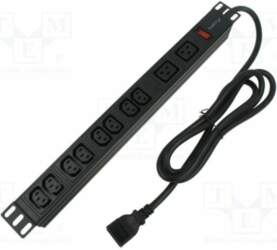 LANBERG Plug socket strip: protective; Sockets: