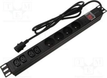 LANBERG Plug socket strip: protective; Sockets:
