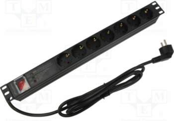 LANBERG Plug socket strip: protective; Sockets: