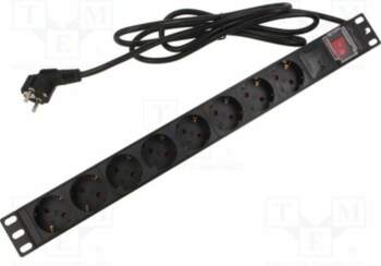 LANBERG Plug socket strip: protective; Sockets: