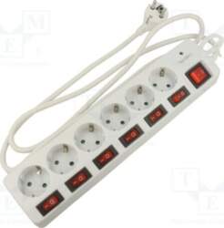 LOGILINK Plug socket strip: supply; Sockets: