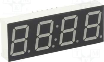 LUCKY LIGHT Display: LED; 7-segment; 14