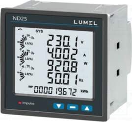 LUMEL Meter: network parameters; digital,mounting