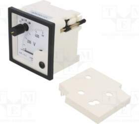 LUMEL Voltmeter; on panel; VAC: 0÷500V