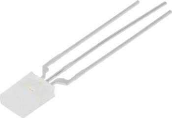 LUMEX LED; red/green; rectangular; 2x5x7mm; 14mcd