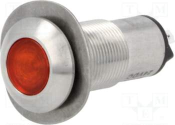 MARL Indicator: LED; flat; red; 24VDC