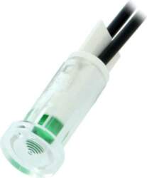 MENTOR Indicator: LED; flat; green; Ø9