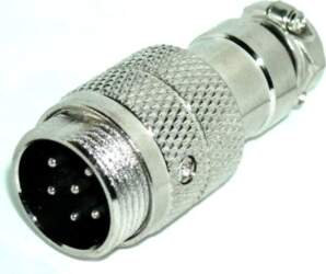Microphone plug 6 for cable |