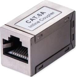 Mini coupler RJ45 Cat.6A, shielded