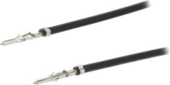 MOLEX Cable with crimped terminals; black