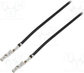 MOLEX Cable with crimped terminals; black
