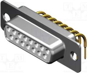 MOLEX Connector: D-Sub; PIN: 9; socket