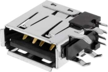 MOLEX Connector: USB A; socket; on