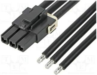 MOLEX PIN: 3; Mega-Fit; 25A; for
