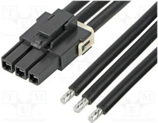 MOLEX PIN: 3; Mega-Fit; 25A; for