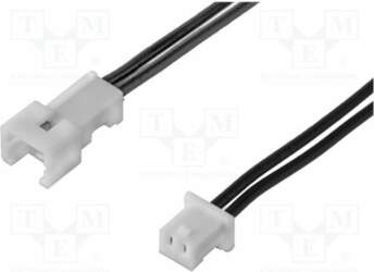 MOLEX Socket; PIN: 2; compression; for