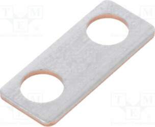 Neutral link; screw; copper; ways: 2