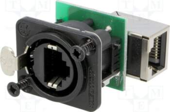 NEUTRIK Coupler; socket; etherCON; PIN: 8