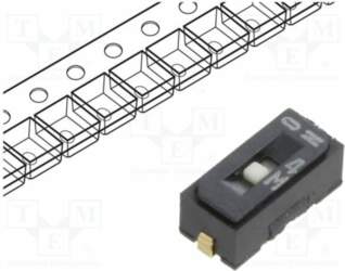 NIDEC COPAL ELECTRONICS Switch: DIP-SWITCH; Poles