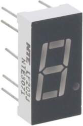 NTE ELECTRONICS Display: LED; 7-segment; 10