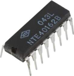 NTE ELECTRONICS IC: digital; 4bit,decade