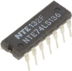 NTE ELECTRONICS IC: digital; XOR; Ch: