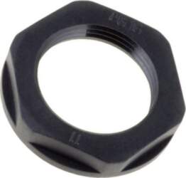 Nut; PG29; polyamide; 46mm; black; Thread: