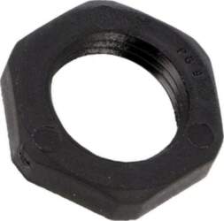 Nut; PG9; polyamide; Thk: 5mm; Spanner: