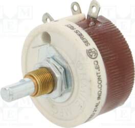 OHMITE Potentiometer: shaft; 35Ω; single turn