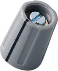OKW Knob; with pointer; ABS; Øshaft: