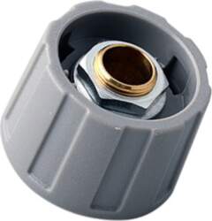 OKW Knob; without pointer; ABS; Øshaft: