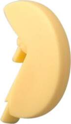 OKW Pointer; plastic; yellow; push-in; disk