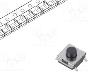 OMRON Electronic Components Microswitch TACT; SPST-NO