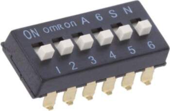 OMRON Electronic Components Switch: DIP-SWITCH; Poles