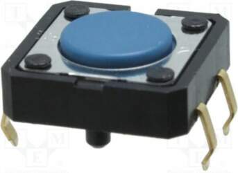 OMRON Microswitch TACT; SPST-NO; THT; none