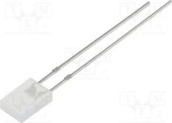 OPTOSUPPLY LED; red; rectangular; 2x5x7mm; 150÷220mcd
