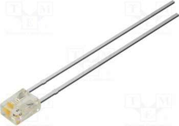 OPTOSUPPLY LED; white warm,red; rectangular