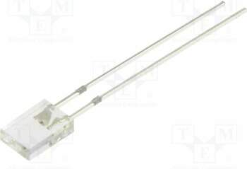 OPTOSUPPLY LED; yellow; rectangular; 2x5x7mm; 700mcd