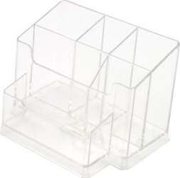 Pencil case Forpus, transparent, empty, section