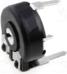 PIHER Potentiometer: mounting; 500Ω; single turn
