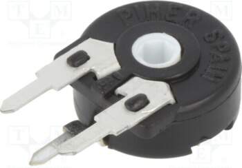 PIHER Potentiometer: mounting; 500Ω; single turn