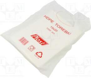 Plastic bag; L: 200mm; Width: 150mm