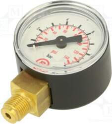 PNEUMAT Manometer; 0÷10bar; bottom connection; Thread: