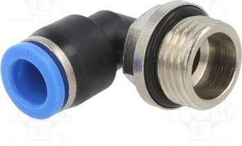 PNEUMAT Push-in fitting; angled 90°; -0