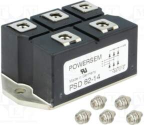 POWERSEM Bridge rectifier: three-phase; Urmax: 1